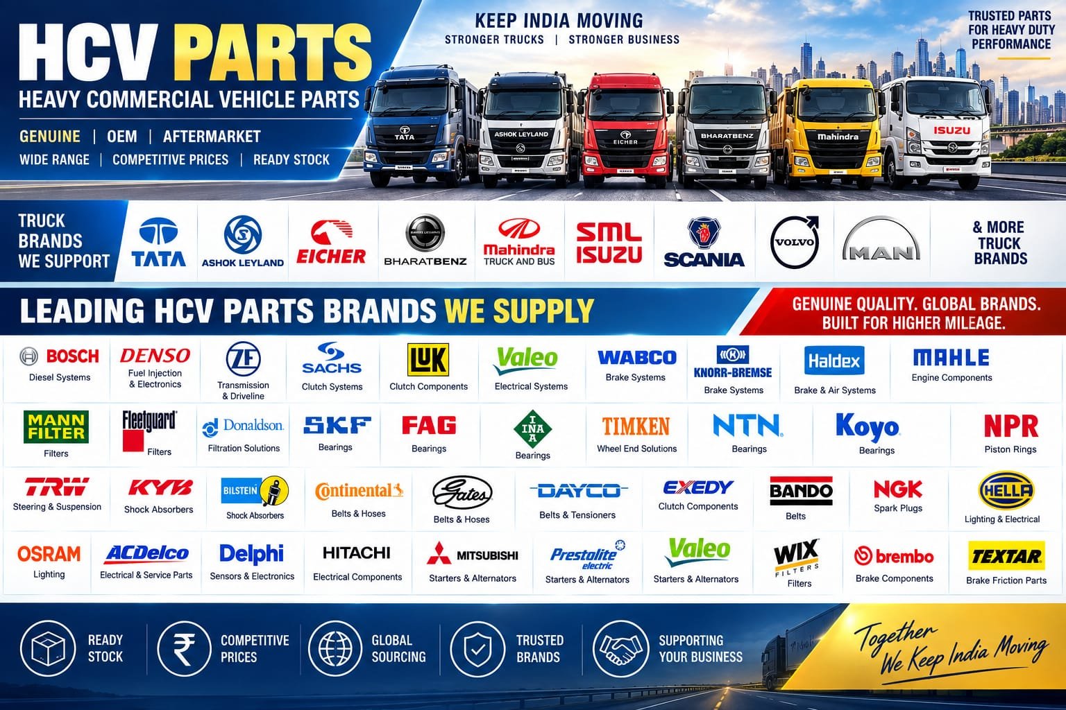 HCV Parts - Heavy Commercial Vehicle Parts